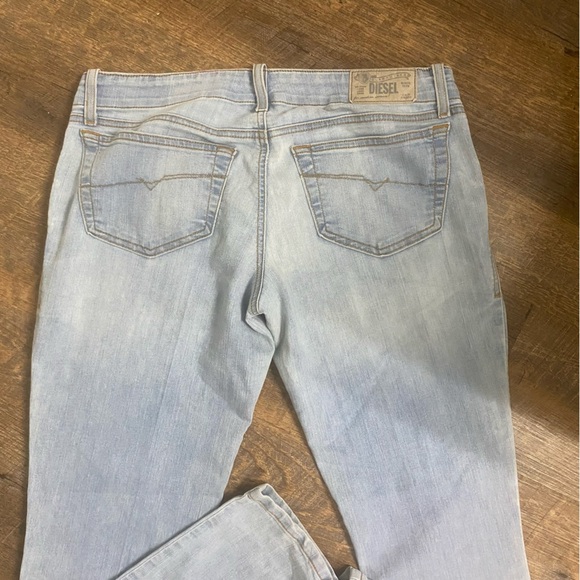 Diesel Industry Gruppe Super Slim-Skinny Low Waist Thin Light Wash Denim Jeans - Picture 5 of 14